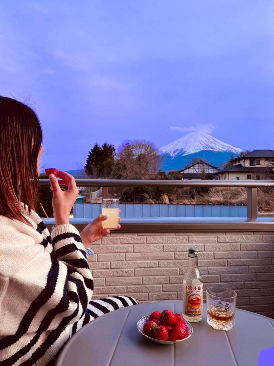 ヴィラ山間堂grandvilla Mt Fuji View Bbq Bonfire Annovillas Sankando Fujikawaguchiko Exterior photo